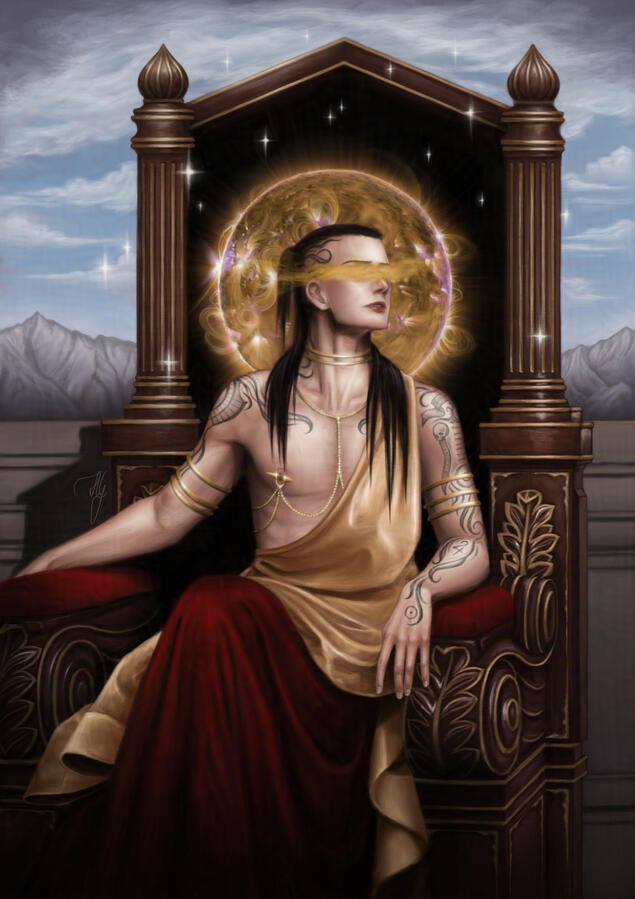 The Sun [Original character; personal Tarot series]